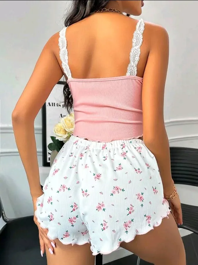 Pijama para Dama floreada