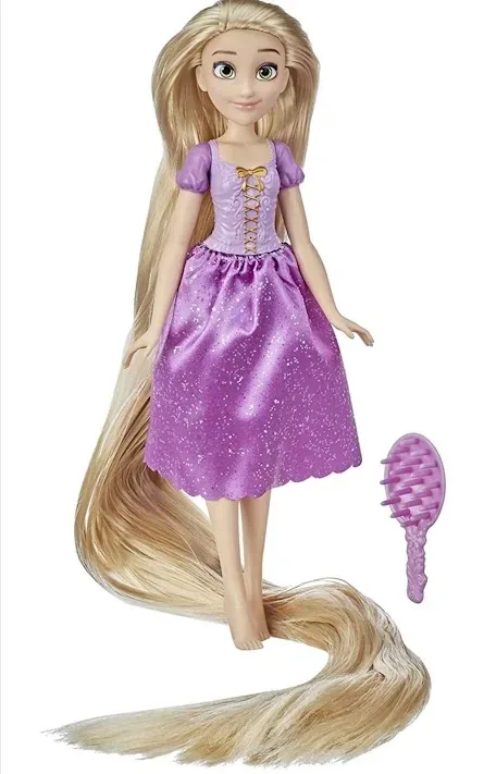 Muñeca Ranpunzel color morada