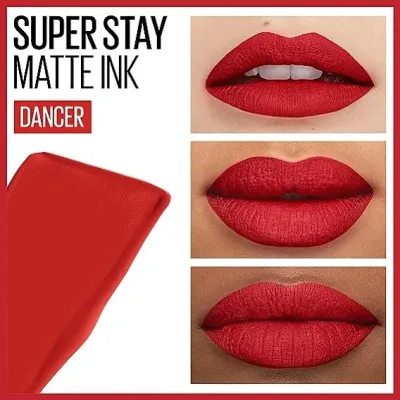 Labial Maybelline NEW YORK super stay matte ink 118 DANCER.