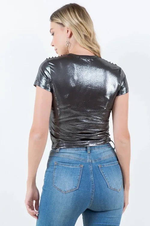 Blusa para dama color gris