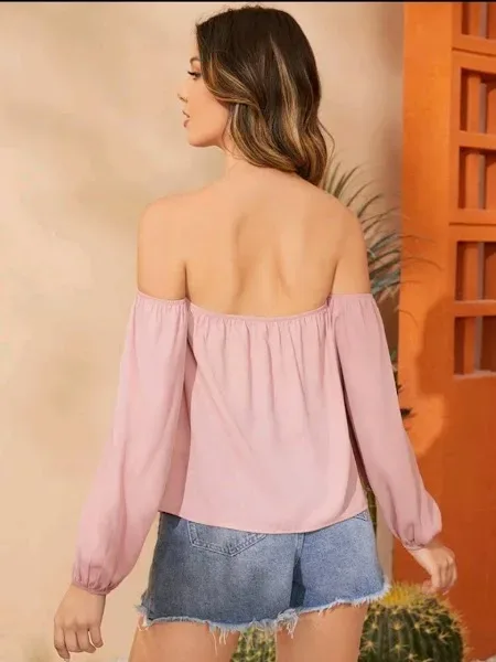 Blusa para dama color rosa