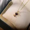 Collar para dama de acero de titanio