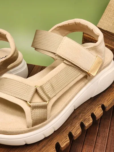 Sandalias sabata para dama loren-2510 beige