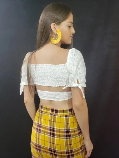 Blusa para dama color blanco