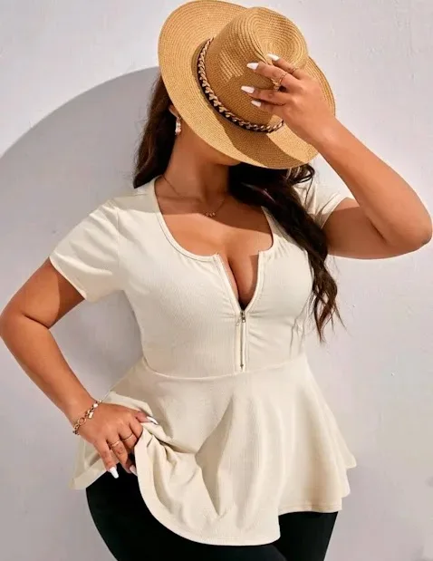 Blusa para dama color beige