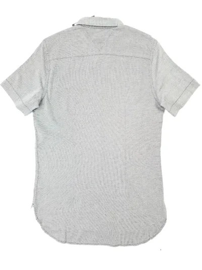 Camisa Tommy Hilfiger para caballero color negro y blanco