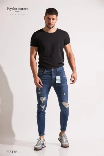 Jeans PSYCHO SIXTEEN para caballero super skinny PB5176