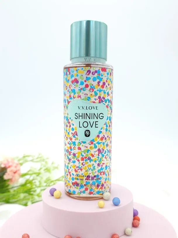 Splash para Dama Shining aroma vainilla
