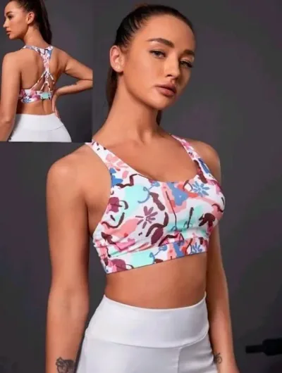 Top deportivo para dama multicolor