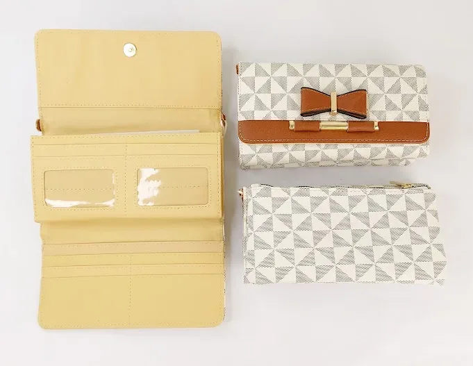 Cartera para dama color beige y camel