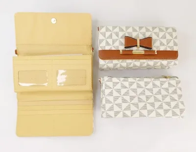Cartera para dama color beige y camel