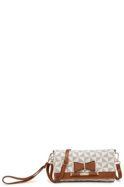 Cartera para dama color beige y camel