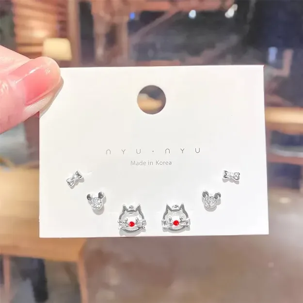 Set de Aretes Plata Esterlina