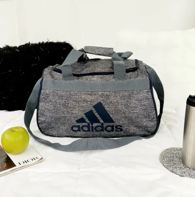Bolso Adidas para caballero color gris y azul
