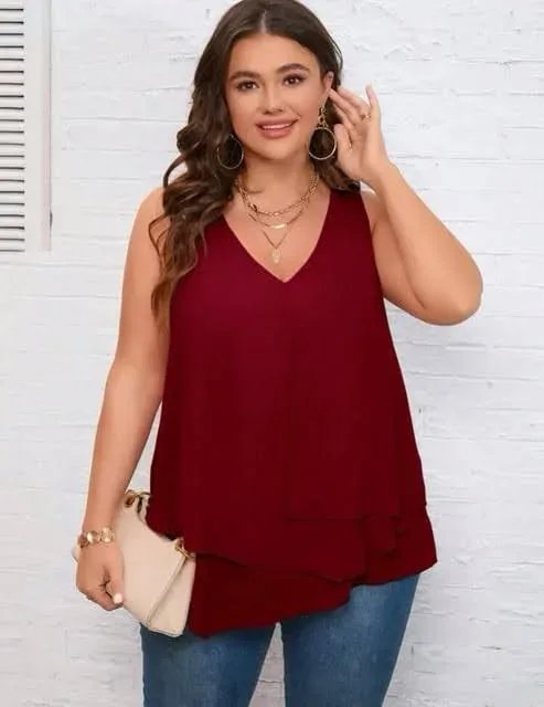 Blusa para dama color vino