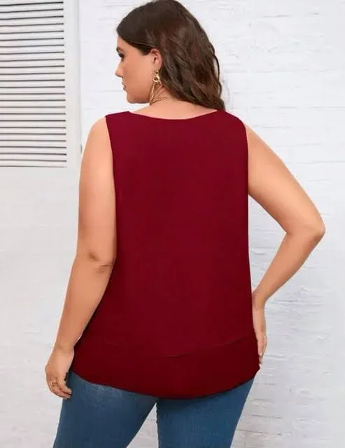 Blusa para dama color vino