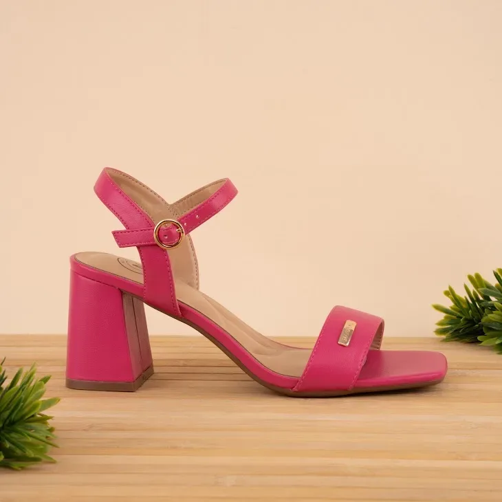Tacones Natural Margaret  para dama color magenta