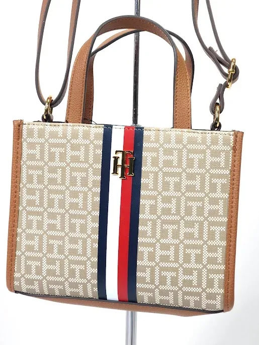 Bolso Tommy Hilfiger color cafe