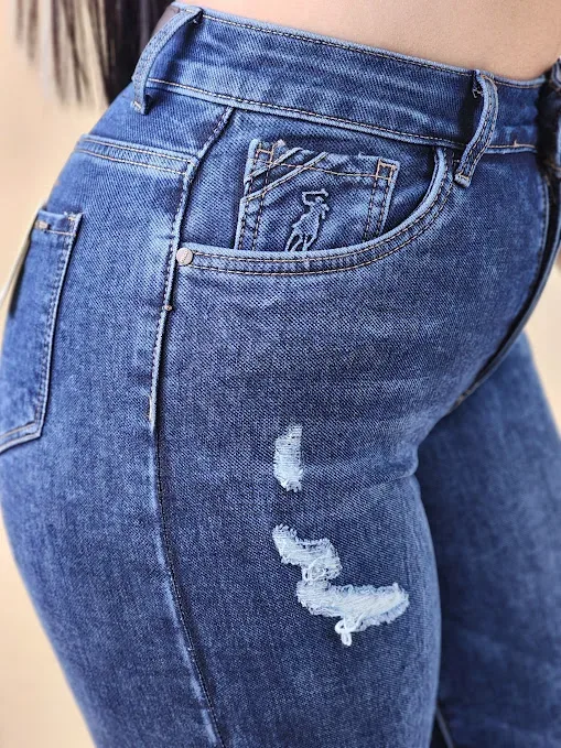 Jeans Cambridge Polo Club para dama CP-7-165355 COLOR AZUL