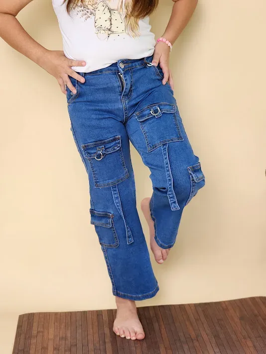 Jeans Bacci para niña B-7-162319 COLOR AZUL