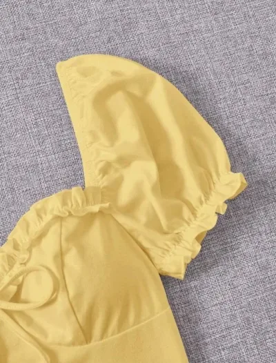 Crop top para dama color amarillo