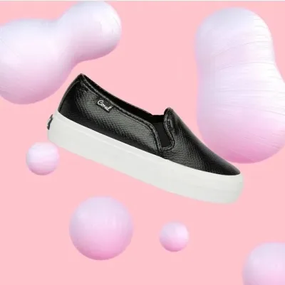 Tenis Coral para dama color negro PHEBE 3 BLACK