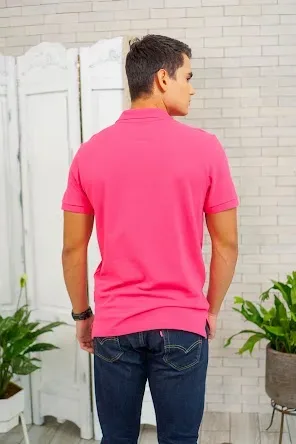 Camiseta Aeropostale para caballero color fucsia