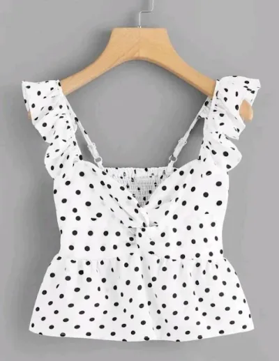 Blusa para dama diseño a circulos