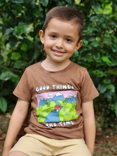 Camiseta para niño animada