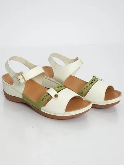 Sandalias Colombianas para Dama JADE Talco x Verde X74