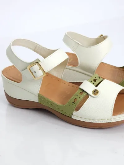 Sandalias Colombianas para Dama JADE Talco x Verde X74