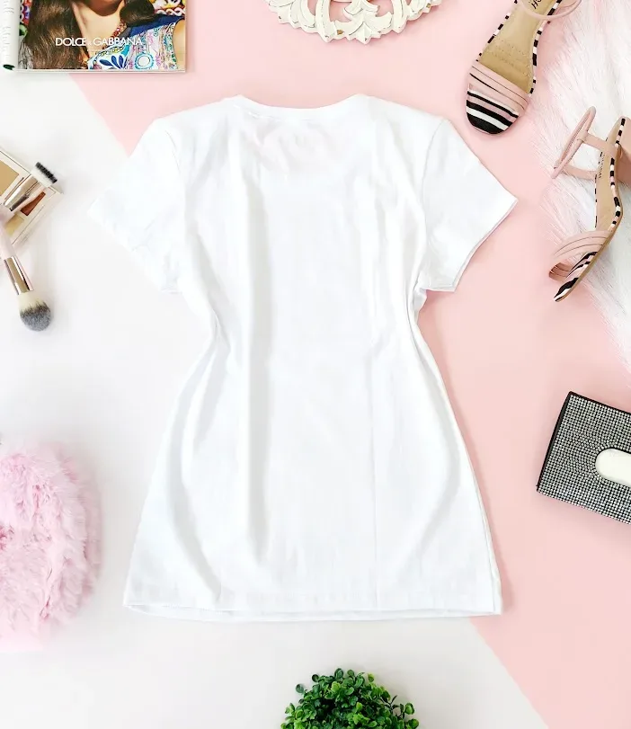 Camiseta Guess para dama color blanco