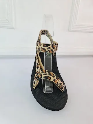 Sandalias para dama diseño de leopardo