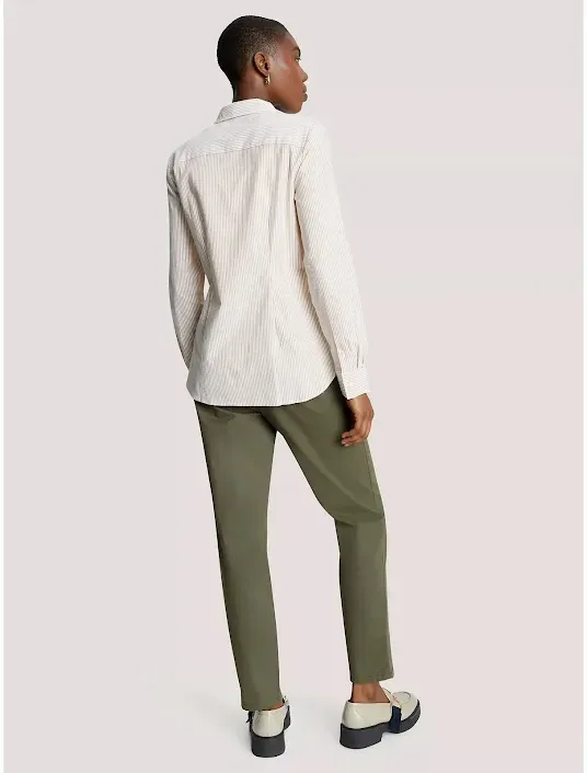 Camisa manga larga Tommy Hilfiger para dama a rayas
