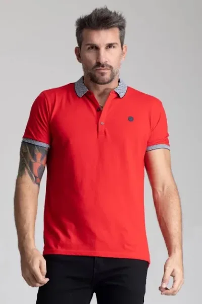 Camiseta Hummer para caballero color rojo
