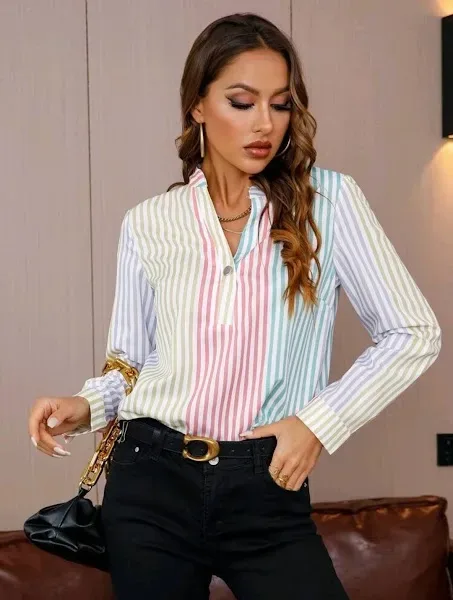 Blusa para dama de rayas