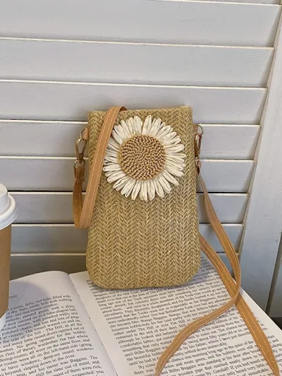 Bolso para telefono color caqui