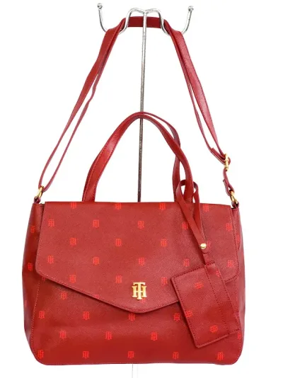 Bolso de hombro Tommy Hilfiger para dama color rojo
