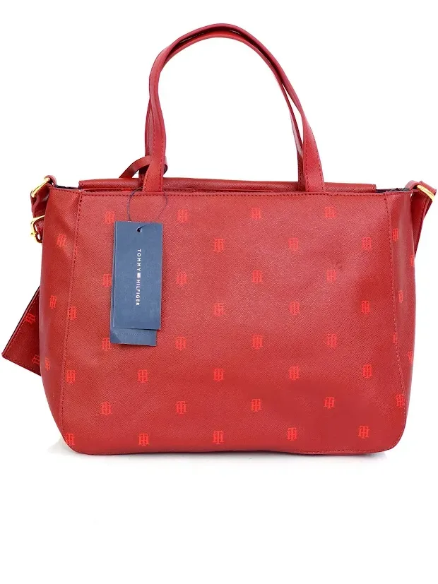 Bolso de hombro Tommy Hilfiger para dama color rojo