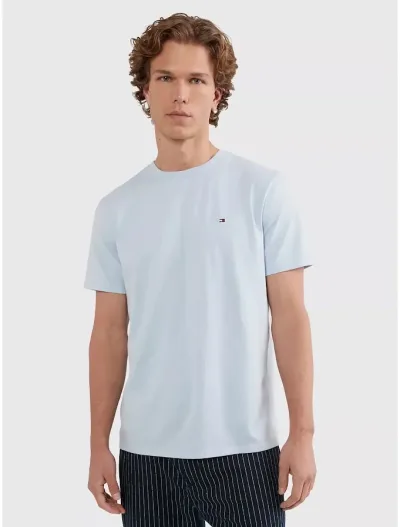 Camiseta Tommy Hilfiger para caballero color celeste claro