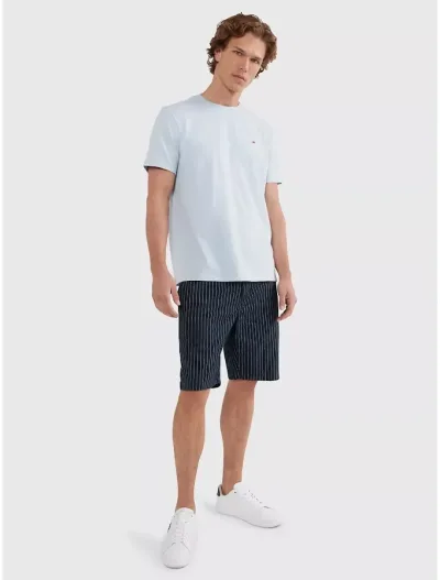 Camiseta Tommy Hilfiger para caballero color celeste claro