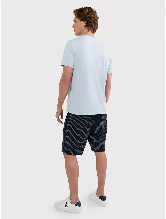 Camiseta Tommy Hilfiger para caballero color celeste claro
