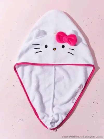 Gorro absorbente con diseño de Hello Kitty multicolor