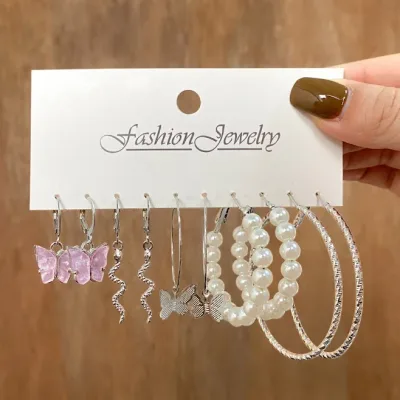 Set de aretes de aleación