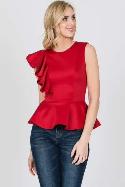 Blusa para dama color roja