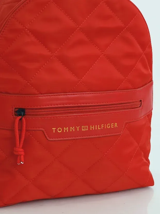 Mochila Tommy Hilfiger para dama color rojo