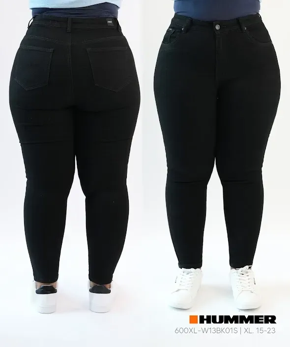 Jeans Hummer para dama 600XL-W13BK01S color negro