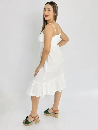 Vestido color Blanco para Dama
