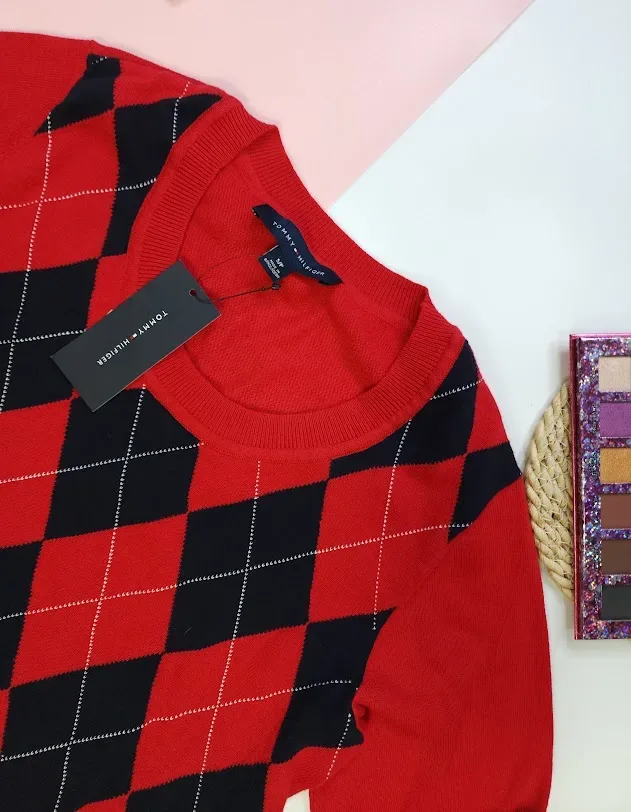 Sueter Tommy Hilfiger para Dama color rojo