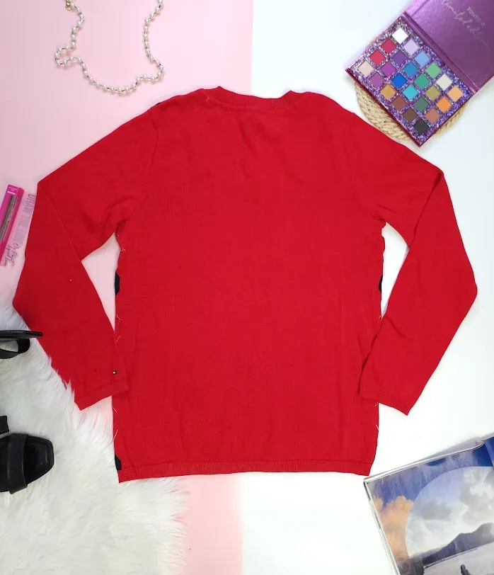 Sueter Tommy Hilfiger para Dama color rojo